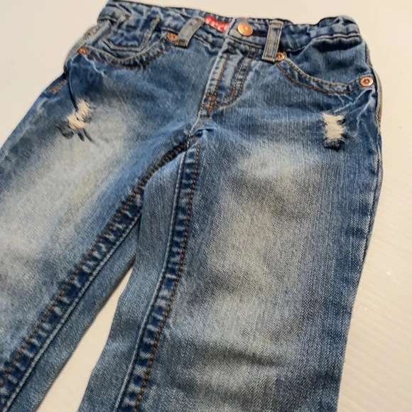 FREE STYLE EUC GIRLS DESIGNER JEANS DENIM PANTS BOTTOMS SUMMER CASUAL SIZE 4T 4 - Picture 4 of 8